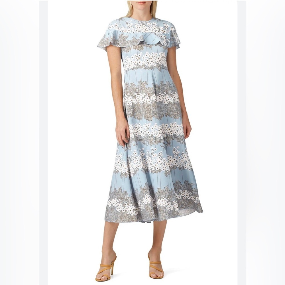 Red Valentino floral print dress